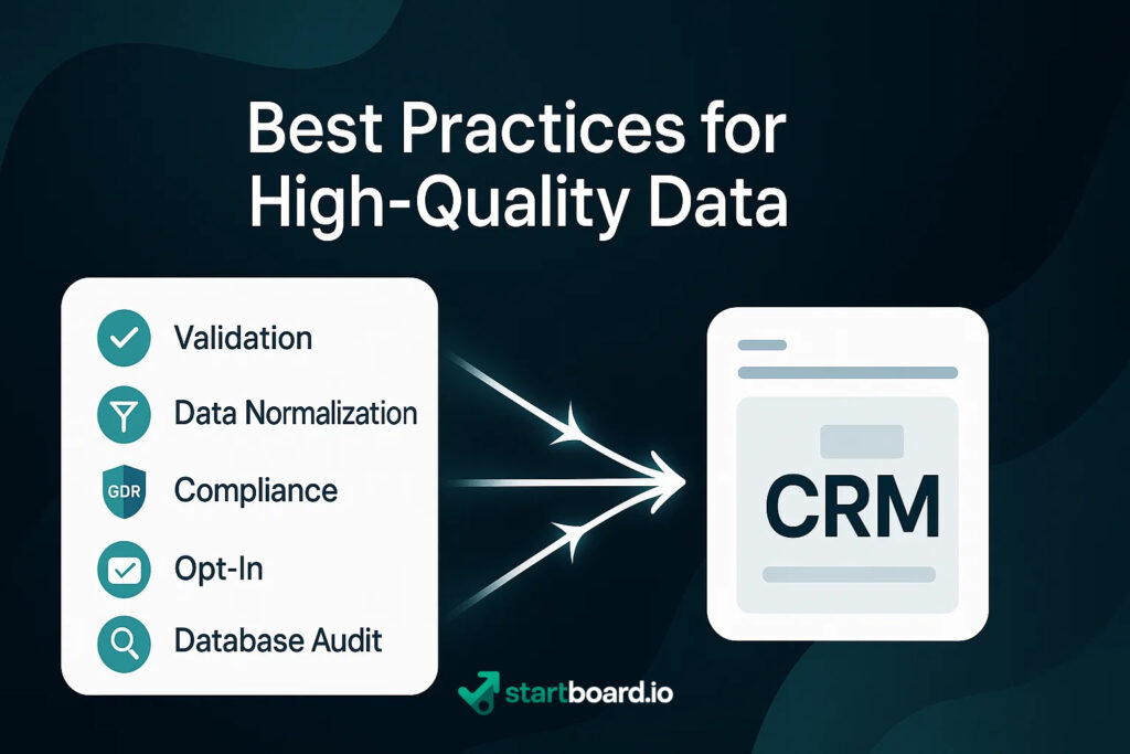 best practise for quality data