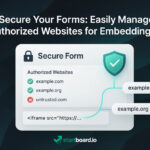secure embedding form